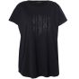 Sort t-shirt med print Gozzip Black, G255216-1