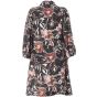 Sort tunika med blomster print, G256008