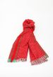 Groftvævet rødt tørklæde FA35062