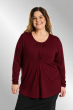 Bordeaux bluse, Emma G255093