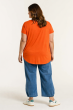 Ensfarvet T-Shirt fra Gozzip, orange, Gitte 9905