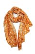 Tørklæde, Harlekin, orange combi 2223