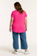 Ensfarvet T-Shirt fra Gozzip, Pink, Gitte 9905