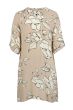 Beige kjole med blomsterprint, G253048