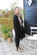Sort vinterhør tunika / kjole, JanneK Lino