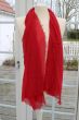 Tørklæde, ensfarvet,  rød 8908