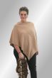 Camel poncho med cashmere, Tr 8044 
