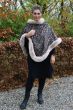 Fake fur poncho, Animal Po7556