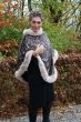 Fake fur poncho, Animal Po7556