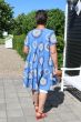 Blå bomuldskjole, Cath Flower 90
