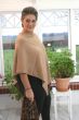 Camel poncho med cashmere, Tr 8044 