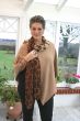 Camel poncho med cashmere, Tr 8044 