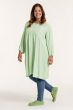 Sart grøn viskose tunika, Johanne 9909, Pastel grøn