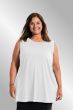 Hvid viskose top, Beata 242050