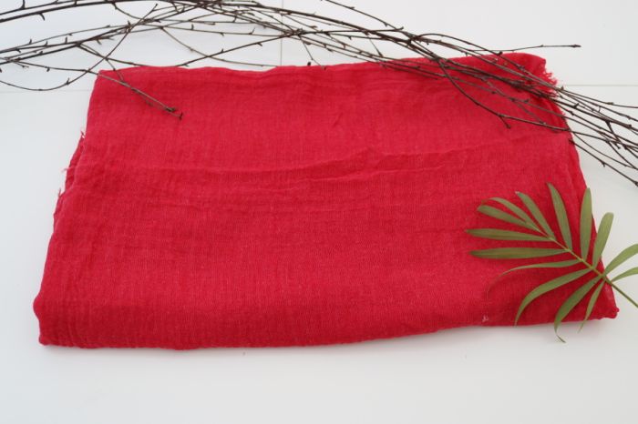 Tørklæde, ensfarvet,  rød 8908