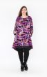 Sort / lilla 7 lime tunika, AKH 6886