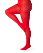 Rød strømpebuks, Plus size, Pamela
