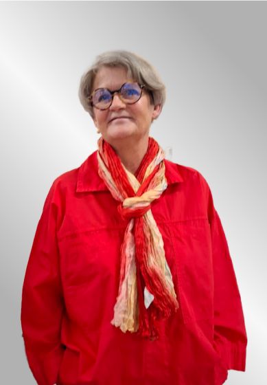 Silketørklæde, Rød / multi Praechtig Berlin