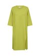 Lime farvet sweat kjole, W20551