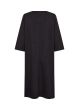 Sort sweat kjole, W20551