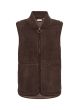 Teddy vest, brun, 20656