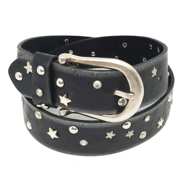 Sort bælte 532 star.