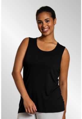 Sort top med bred strop, Amsterdam SG100