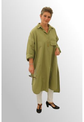 Grøn skjortekjole, Duna, Cabana Living