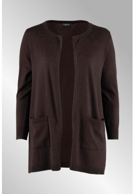 Brun åben cardigan, Helsinki SG132