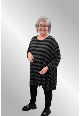 Sort grå stribet tunika, AKH, 1385