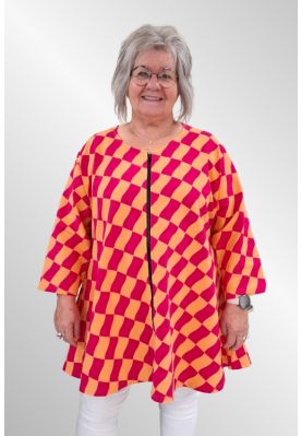 Pink orange tunika / Jakke, AKH 1892J