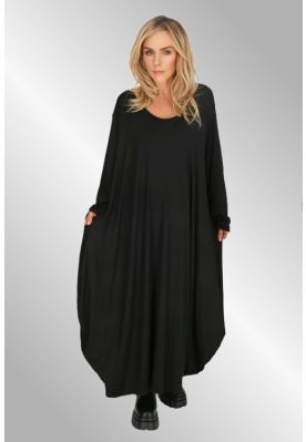 Sort maxi  Jersey kjole, AKH 1926