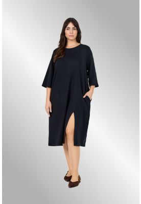 Sort sweat kjole, W20551