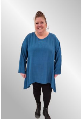Petrol viskose tunika, 25362