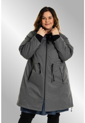 Grå vinterjakke, Olivia G255002