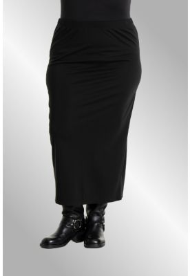 Sort lang nederdel, G255089