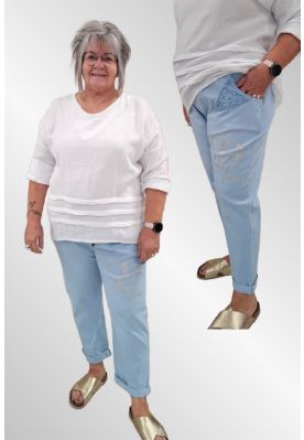 Lys blå pants, EF2825