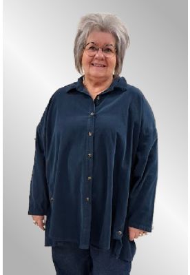 Blå fløjlsskjorte, 37022