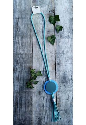 Lang gummikæde , turkis