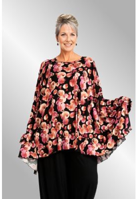 Rust/rosa print tunika, AKH 593 Luna