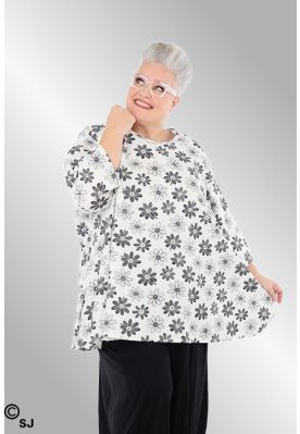 Hvid print tunika, AKH Jasmina 593