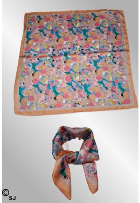 Firkantet tørklæde, Koral 64446