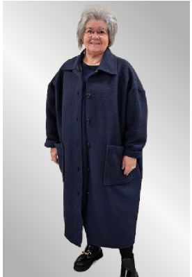 Mørkeblå frakke, AKH6700 Laine