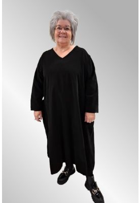 Sort fløjlskjole, 91745