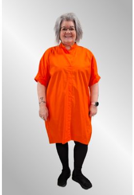 Orange bomulds tunika, Bubblee 9392