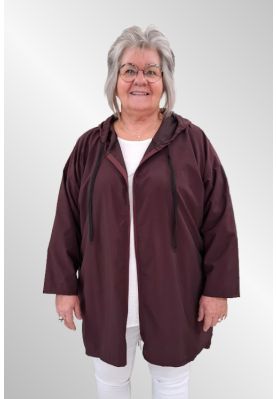 Regnjakke, bordeaux, 18021