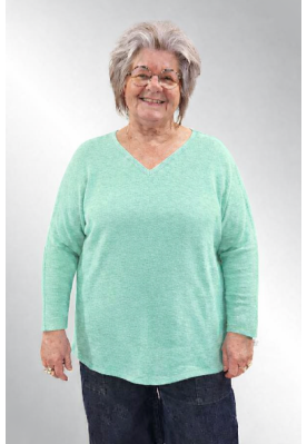 Mint grøn strik E 0126IT