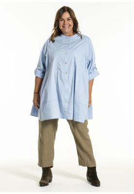 Lys blå skjorte tunika, Jodie, 252076