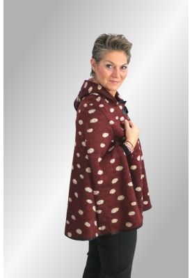 Sjal / cappe med hætte.