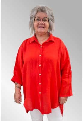 Rød hør skjorte, Gunna